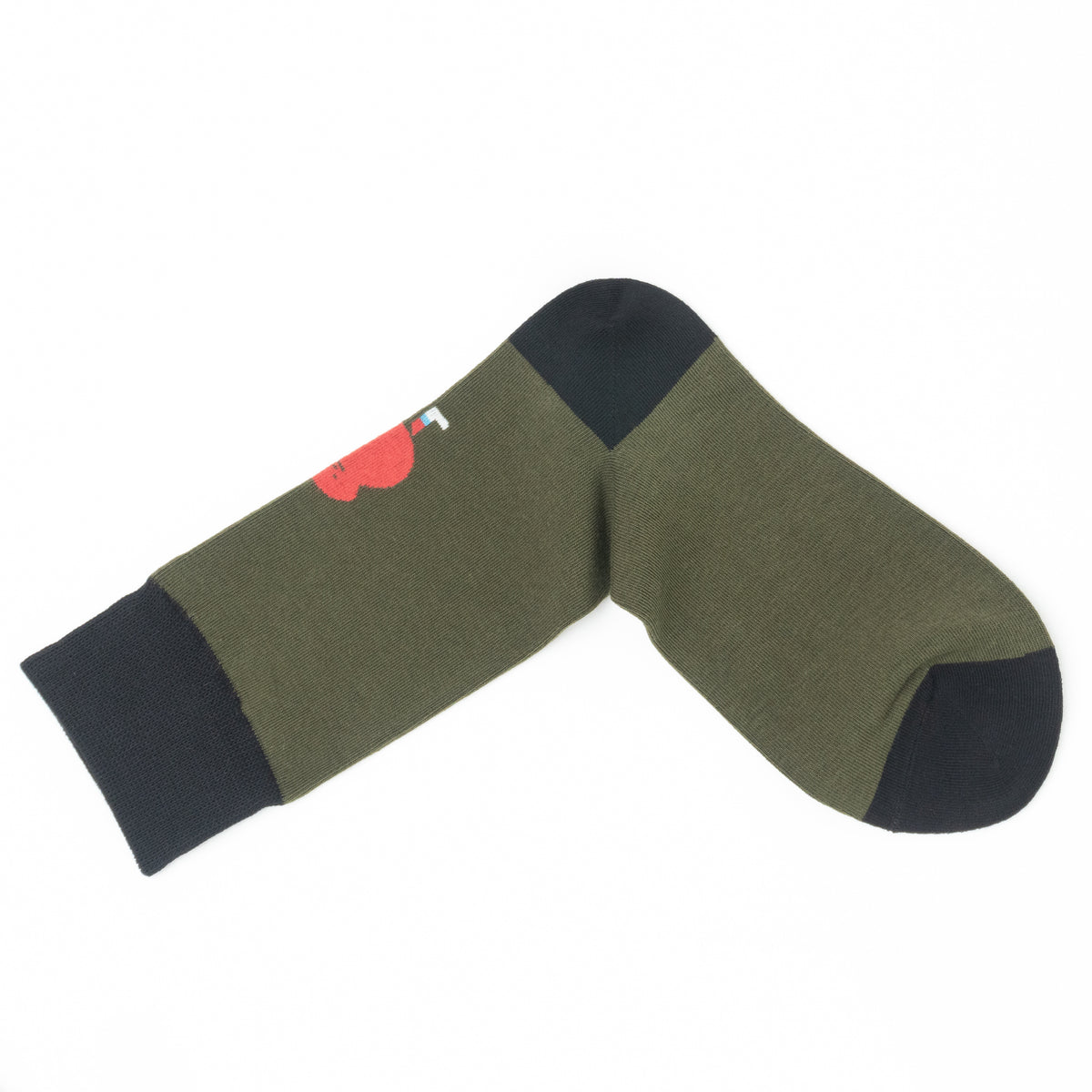 Red Bird Crew Socks