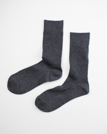 MensMinimalWoolSocksGrey