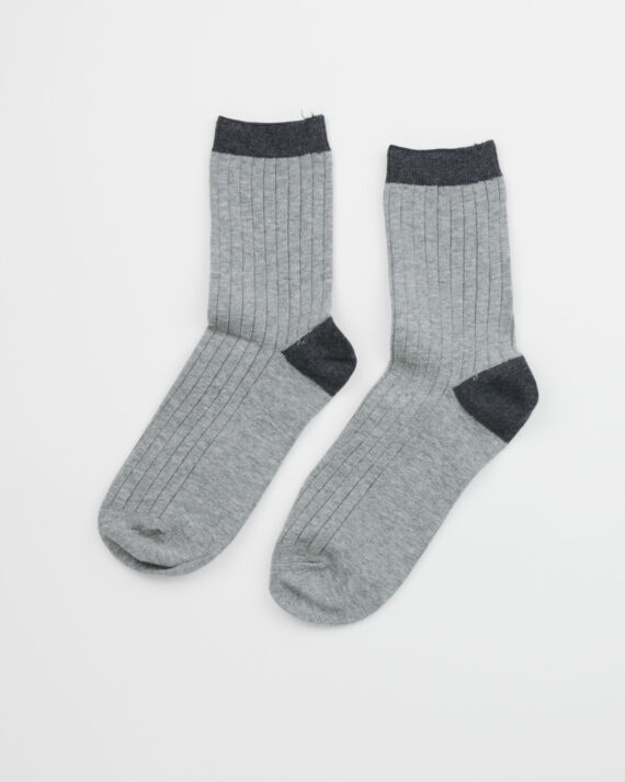 womenseverydaybasiccottonsocksgrey