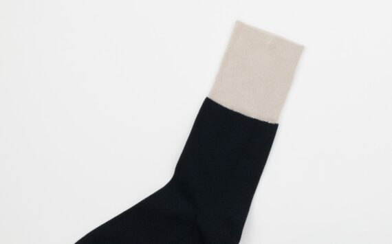 womenstwotoneeverydaysocksblackdetail