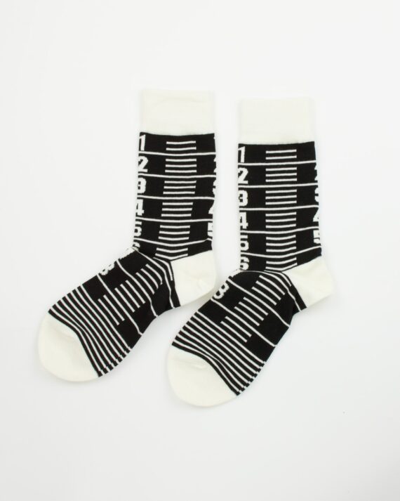 MensNumberSocksBlack