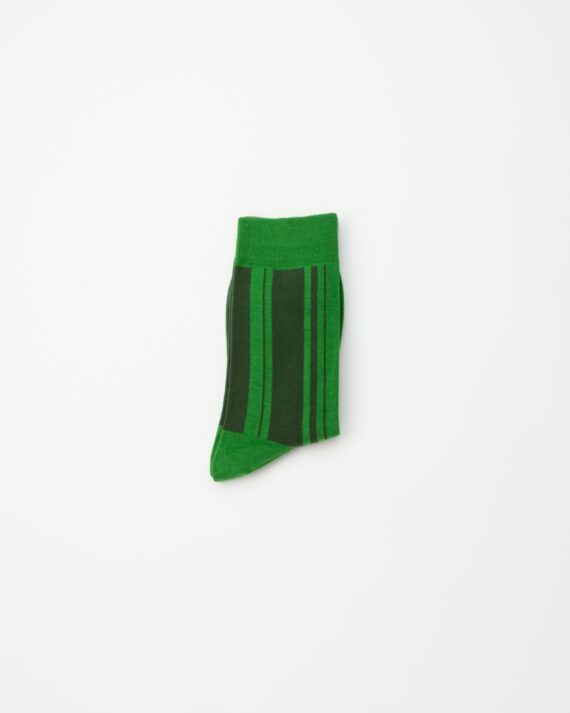 MensVintageGreenSockswithBlackStripes