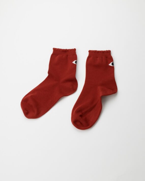 WomensEyeSockRed